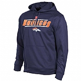 Men's Denver Broncos Majestic Synthetic Hoodie Sweatshirt - Navy Blue,baseball caps,new era cap wholesale,wholesale hats
